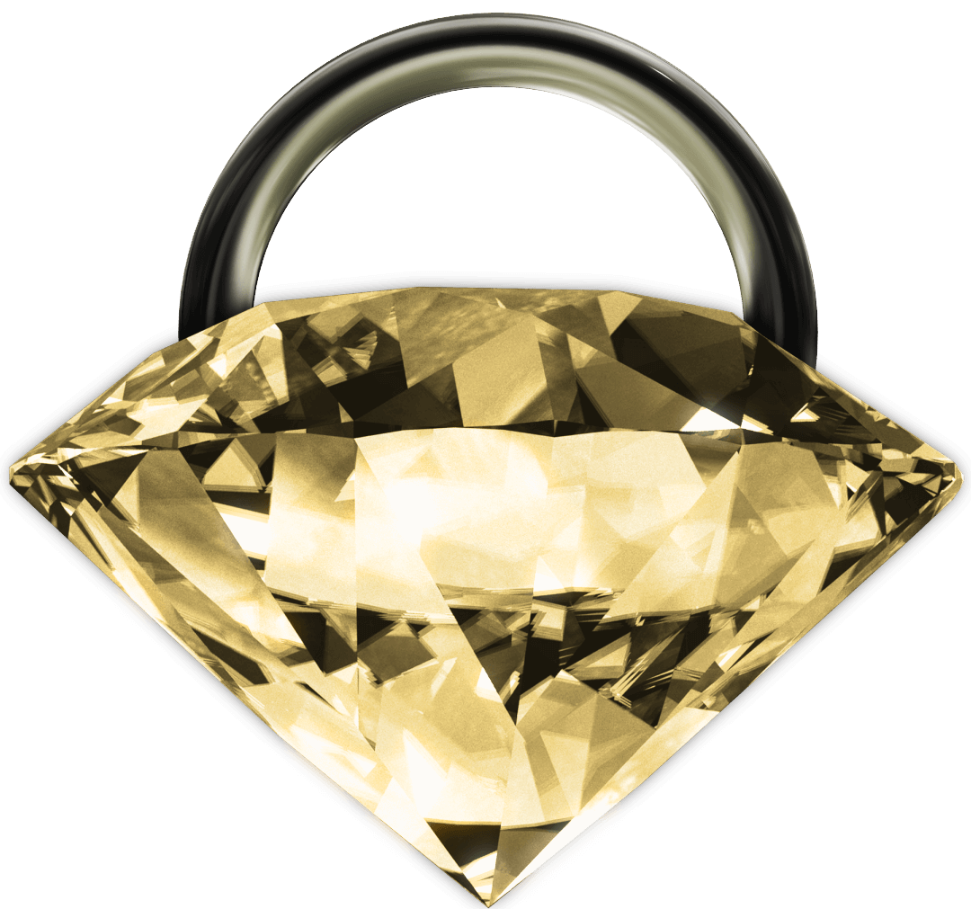 Diamond looking lock